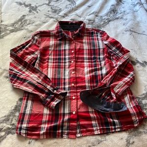 Plaid Tommy Hilfiger fitted shirt EUC